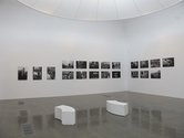 Gary Baigent photographs as installed as part of Unseen City at Te Uru. 