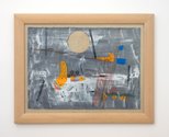 Julian Dashper, Nut Dust, 1988, Indian ink, acrylic on paper, 765 x 985 mm framed