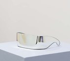 lightreading, Private Hire (sunglasses), 2015, blown glass, silver coated. Photo: Sam Hartnett