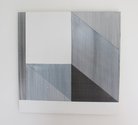 Diane Scott, Carbon, 2015, acrylic, graphite and aluminium, 400 x 400 mm