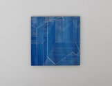 Diane Scott, The Quickening Ground, 2015, enamel and aluminium, 400 x 400 mm