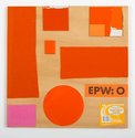 John Nixon, Orange Test Painting, 1999, mixed materials on plywood, 320 x 320 mm. Photo: Sam Hartnett