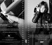 Dvd cover: “Alexis Hunter: Approach to Fear,” 2014, 12 min film directed by Lindsey Dryden