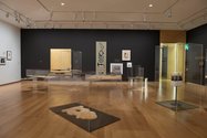 Wunderrūma: New Zealand Jewellery, curated by Warwick Freeman and Karl Fritsch and installed with works on the walls from the Collections of Auckland Art Gallery Toi o Tamaki