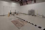Paul Cullen's Provisional Arrangements at installed at Ilam Campus Gallery. Photo: Nicholas Glen
