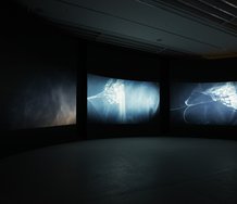 Joyce Campbell, Flightdream II, 2016, (installation view), Auckland Art Gallery Toi o Tāmaki, 2016