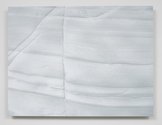 Elizabeth Thomson, Mahia II, 2016, nylon fibre, cast vinyl film, lacquer on contoured and shaped wooden panel. 755 x 1000 x 50 mm. Photo: Sam Hartnett