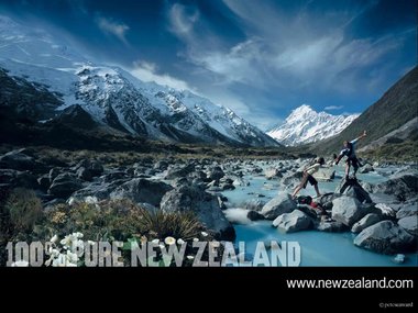 Image from the 100% Pure New Zealand website, used in campaign advertisements.