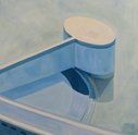 Matthew Carter, Pool 3, Parnell, oil on board, 610 x 610 mm.