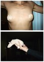 Ann Shelton, Nipple Covers / Constansia, 2000-2, c-type prints, 505 x 345 mm