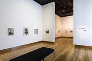 From the Sun Deck: McCahon's Titirangi, as installed at Christchurch Art Gallery Te Puna o Waiwhetu. Photo: John Collie