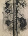 Colin McCahon, Kauri (1959), ink wash. Collection of Hocken Collections, Uare Taoka o Hakena, University of Otago, Charles Brasch Bequest, 1973