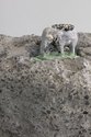 g. bridle, Peggy, 2017, found porcelian elephant on salvaged concret, 1000 mm x 1000 mm x 1260 mm