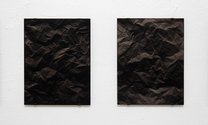 Ben Cauchi, Untitled, 2016, ambrotypes, each print 36 x 28 cm. Image courtesy of the artist and Peter McLeavey Gallery.  Photo: Russell Kleyn