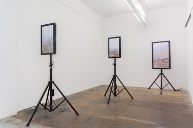 Exhibition view of Louise Bennett's 'Light Between Our Oceans.' Photography by Christo Crocker.