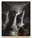 Clare Logan, Falls study (murmur), oil on board, 300 x 250 mm