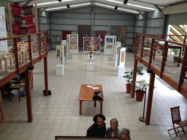 Installation of Ol Map Blong Vanuatu at Fondation Suzanne Bastein.