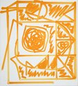 Simon Ingram, Composition jaune, 2017, oil on canvas, 100 x 900 mm