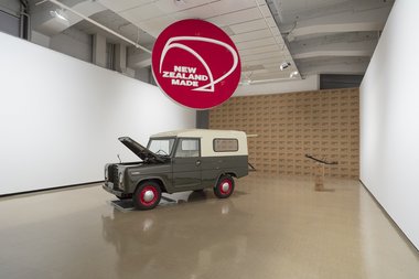 Michael Stevenson, This Is the Trekka, 2003–5, Collection Te Papa Tongarewa Museum of New Zealand. Part of This Is New Zealand, City Gallery Wellington, 2018