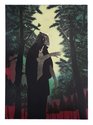 Jason Greig, See Into the Trees, 2017, mono print, 1000 x 780 mm.