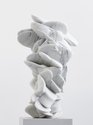 Tony Cragg, Tempest, 2017, stone (statuario), 1150 x 720 x 520 mm. Photo: Michael Richter