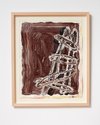 Basil Beattie, Ladder and Step Series #34, 2018, oil stick and paint on paper, 615 x 510 mm. Photo: Sam Hartnett