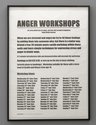 Stuart Ringholt's Anger Workshops poster. Photo: Christo Crocker 