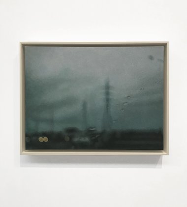 Gary McMillan, Scene 37, 2018, acrylic on linen (framed), 45 x 60 cm
