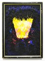 Saskia Bunce-Rath, The bone dogs, 2018, Embroidery thread on calico fabric (framed), 240 X 200 mm