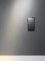 Matthew Allen, Untitled (Full Field), 2018, polished graphite on linen, 60 x 35 x 6 cm