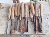 Sunaia Siasau's tools, now used by his son Visesio.