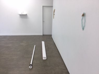 Installation of Glen Snow and Ian Peter Weston's Testing Ground at George Fraser Gallery. Photo: the artists.