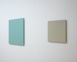 Installation of Simon Morris' 'Colour follows light, light follows colour' at Two Rooms. Photo: Sam Hartnett