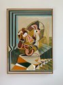 John Brown, Kaitiaka of Nephrite, 2020, acrylic on panel, 620 x 440 mm