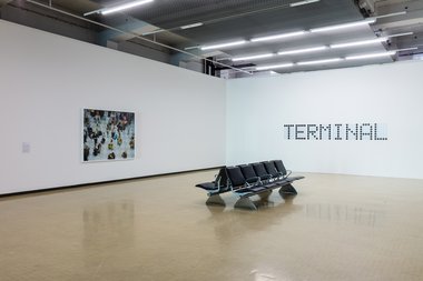 Installation of Terminal, City Gallery Wellington, 2020.  Photo: Harry Culy