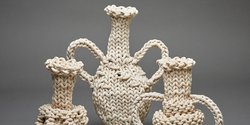 Finn Ferrier, Soft Garniture, 2020, detail, knitted cord
