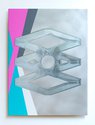 Julian McKinnon, Zenith, 2020, aluminium, resin, acrylic paint, 800 x 600 mm