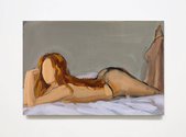 Gideon Rubin, Tights, 2020, oil on linen, 61 x 91 cm