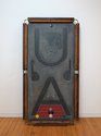 Denis O'Connor, UA: the aitche in hope, the surd in absurd, 1995, half-sized billiard table, engraved slate, pigment, wax, 1930 x 1120 mm. Photo: Sam Hartnett