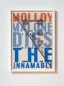 Denis O'Connor,  Molloy Malone Dies The Unnameable, 2020, acrylic and graphite on paper, 780 x 570 mm. Photo: Sam Hartnett