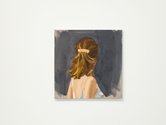 Gideon Rubin, Hair Clip, 2020, oil on linen, 50.5 x 50 cm