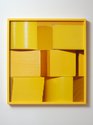 Shaun Waugh, ICON yellow (iii), 2021, archival pigment print with custom painted frame, 830 x 770 x 45 mm, detail. Photo: Sam Hartnett
