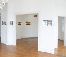 Installation shot of Inspiration Group’s exhibition, Judah, at Mercy Pictures.  Photo: Jerome Ngan-Kee