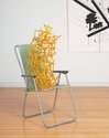 Paul Cullen, After Tatlin (Yellow), 2015, pencils, glue, folding chair, 112.5 x 650 x 560 mm