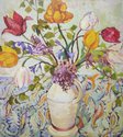 Doris Lusk, Flower Study / Mixed flowers, 1940, oil on board, Hocken Collections, Uare Taoka o Hakena, University of Otago 