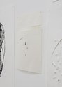 Peter Robinson, Experimental Drawing, 2021 paper, screws, pins, rivets, 420 x 295 mm