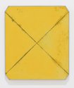 Geoff Thornley, Painting Yellow No. 8, 1979, mixed water-based media on canvas, 500 x 430 mm