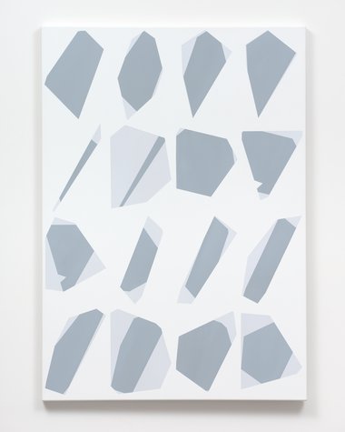 Jeena Shin, Time-delay 1, 2022, acrylic on canvas, 1200 x 850 mm