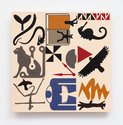 Richard Killeen, Multiplicity (8719), 2022, ink jet on plywood, Bona Mega Matt varnish, 350 x 350 mm
