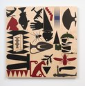Richard Killeen, Multiplicity (8714), 2022, ink jet on plywood, Bona Mega Matt varnish, 750 x 750 mm